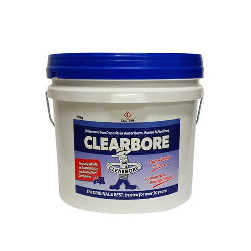 CLEARBORE - 10kg - Water Bore & Pump Cleaner