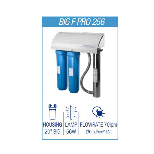 Atlas Filtri Big F Pro 256-C UV Whole House 20Inch Filtration Kit (70LPM)