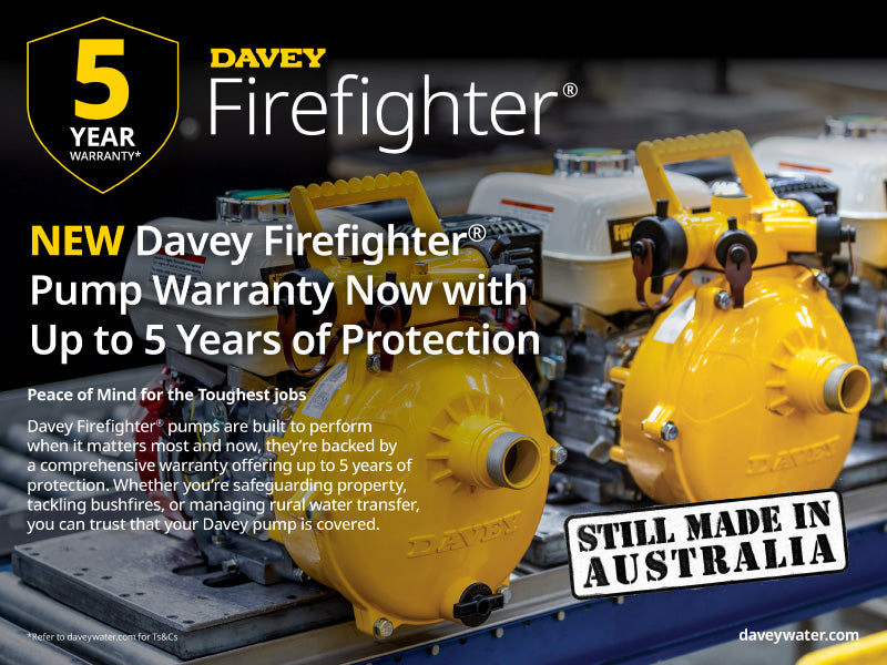 Davey 5155H Honda Firefighter Pump (Flow 500 LPM)
