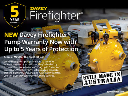Davey 5155H Honda Firefighter Pump (Flow 500 LPM)