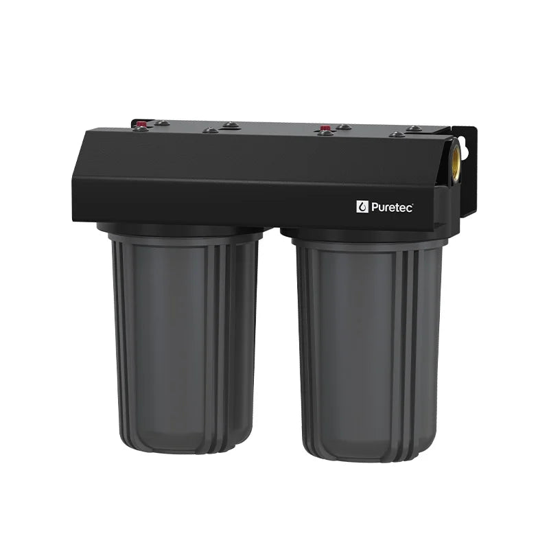 Puretec EM2-75 Dual 10'" Whole House Rain & Mains Water Filter System
