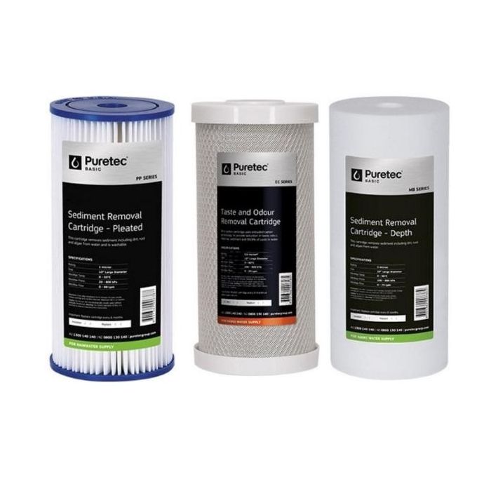Puretec Basic PS5 Water Filter Cartridge Kit 10"