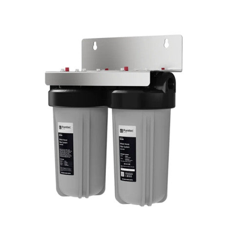 Puretec WU10 10" Whole House Dual Water Filter Kit (30LPM)