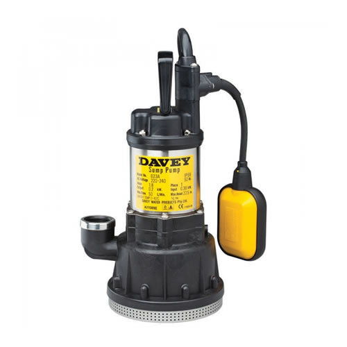 Davey D23A/B Multistage Automatic Sump Pump (Flow 50 LPM)