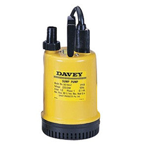 Davey DC10M Manual Sump Pump (Flow 85 LPM)