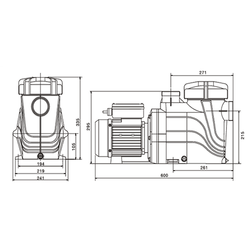 Davey StarFlo DSF300 Pool Pump - 1.0HP