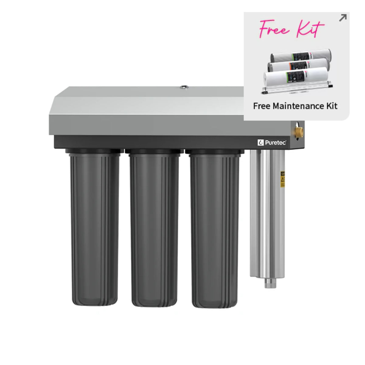 Puretec Hybrid E13 Whole House UV & Water Filter System