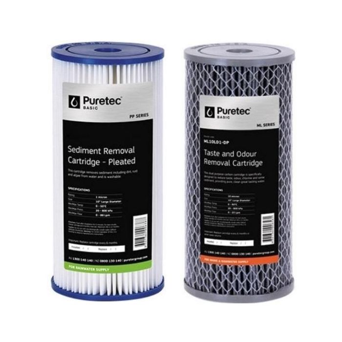 Puretec Basic PS1 Water Filter Cartridge Kit 10"