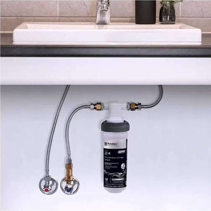 Puretec Puremix Z2 Compact Bathroom Inline Water Filter System 1 Micron