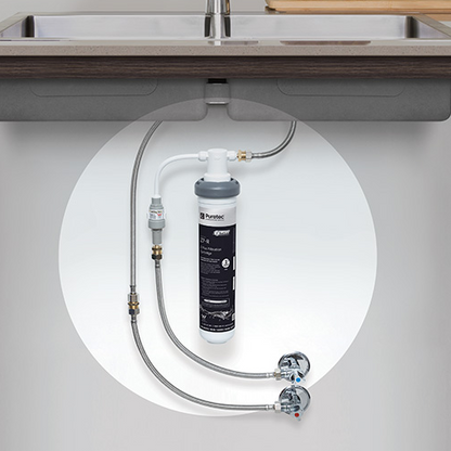 Puretec Puremix Z7 Inline Undersink Harsh Water Filter System 1 Micron